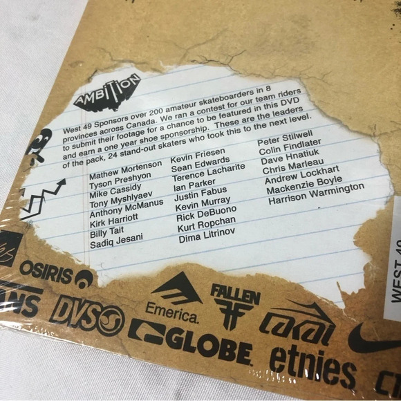 5/$25 West 49 Ambition Skateboarding DVD  Unopened New - Picture 5 of 6
